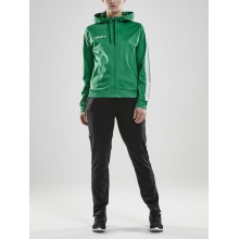 Craft Hoodie Fullzip Pro Control green/white Women